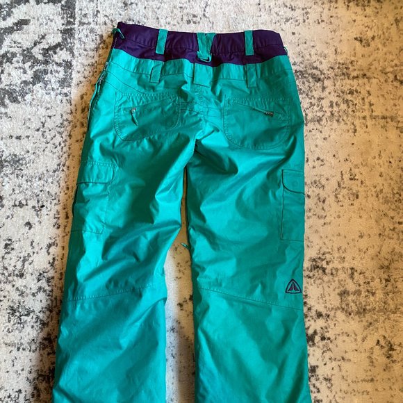Firefly Rockstar snow pants, size M, green colour. - Picture 4 of 4